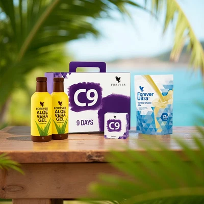 Clean9 Vanille Aloe Vera Gel Forever Living Körperreinigung Original