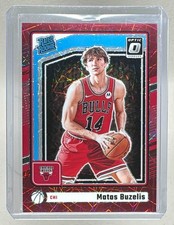 Matas Buzelis 2024 Donruss Optic #271 Red Velocity Prizm RC Rated Rookie /299