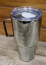 Dunkin' Donuts RARE Stainless Steel 28 Oz Travel Tumbler With Lid Pre-owned VG 