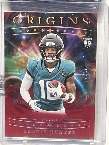 2025 Panini Origins Football Holo Red Travis Hunter #142