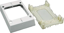 Legrand Wiremold NMW2 Nonmetallic Plastic Raceway 1 Gang Outlet Box,1"Deep,White