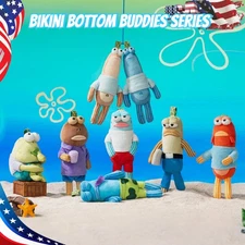 Bikini Bottom Buddies Series Confirmed Blind Box Plush Pendant Keychain New-US