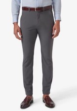 Mizzen Main Helmsman Pants 40x32 Mens Grey Taupe Performance Slim Straight NEW