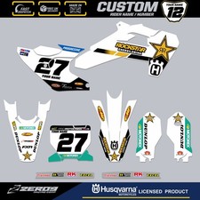 HUSQVARNA 85 MOTOCROSS GRAPHICS CUSTOM MX GRAPHICS KIT DECALS TC 85 ROCKSATAR 25