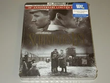 BRAND NEW   *SCHINDLER'S LIST*   4K ULTRA HD BLU-RAY & DIGITAL STEELBOOK