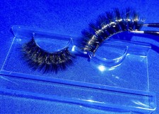 100 Mink Soft Long Natural Thick False Eye Lashes Black angel