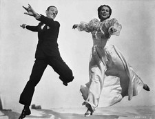 Fred Astaire And Eleanor Powell Jumping In The Air 4x6 Picture Celebrity Print