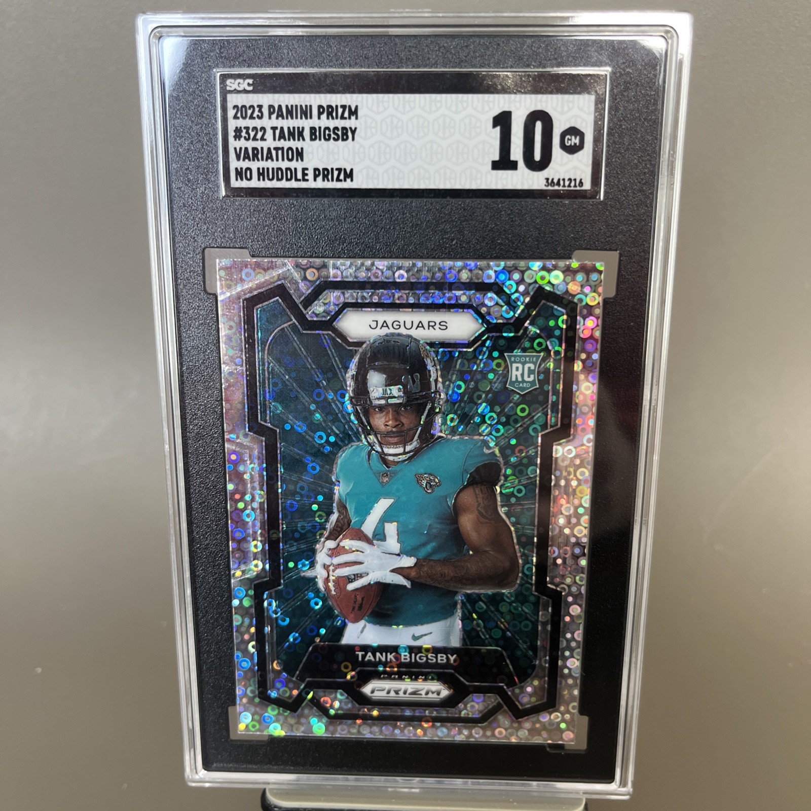 2023 Panini Prizm Tank Bigsby No Huddle Variation #322 SGC 10