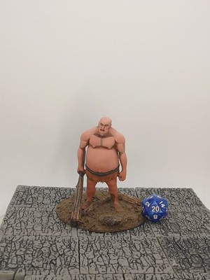 Male Hill Giant Warrior Giant Club Hand Painted RPG Dungeons And Dragons Mz4250