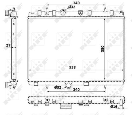 Kühler passend für Peugeot 208 CR, GTi, Mk1 12 bis 19 HMZ(EB2F) NRF 133089 1330P8 NEU - Bild 6 von 6