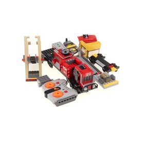 1x Lego Parts Lot RC Cargo Cargo Train 3677 Red Tracks No Motor Incomplete