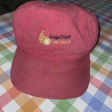 Vintage Angel Park Las Vegas Golf Course Red Cap Hat Imperial Headwear USA MADE