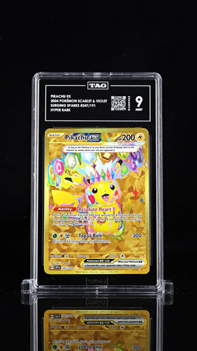The Pokémon Company Pikachu ex 238/191 Surging Sparks SIR Holo ENG Basic 200HP