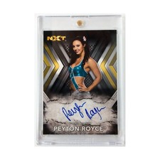 Topps Wrestling Trading Card Peyton Royce - NXT Authentic Autograph NM