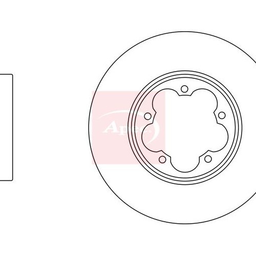 APEC Brake Disc DSK2975