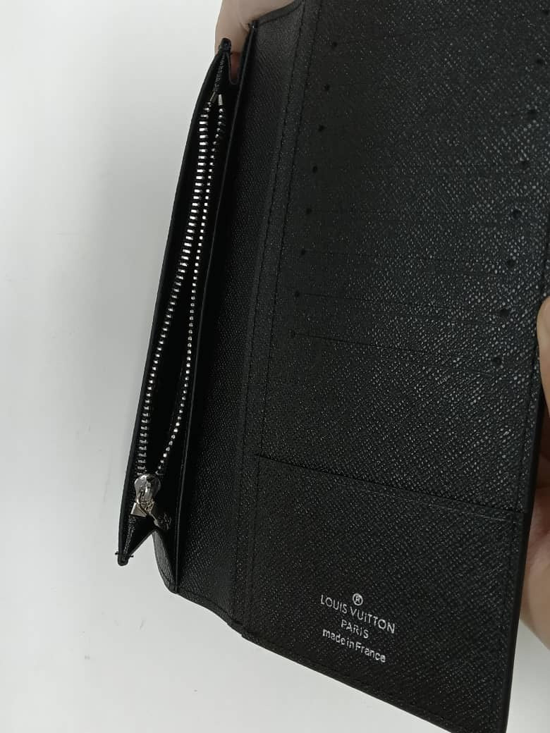 Louis Vuitton Monogram Eclipse Brazza Canvas Long… - image 4