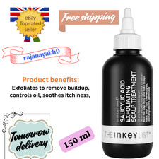 The INKEY List Salicylic Acid Exfoliating Scalp Treatment 150Ml, Hydrating Scalp