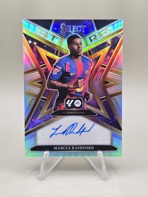 2025-26 Select La Liga Marcus Rashford #ST-MR Select Stars Auto Barcelona