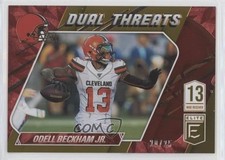 2021 Panini Donruss Elite Dual Threats Orange 24/25 Odell Beckham Jr #DT5 11ao