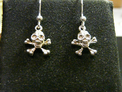 Teschio Orecchini Donna Argento 925 Teschio Orecchini