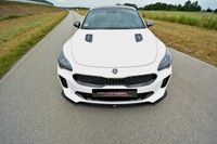 CUP Spoilerlippe Schwarz FüR KIA Stinger GT Front Schwert Ansatz Version 2