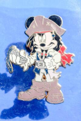 Mickey is a Pirate Holding a Compass, WALT DISNEYS WORLD Disney pin