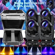 4pz 230W 7R Zoom Beam Moving Head con Flightcase 16Prisma luce palco Gobos DMX
