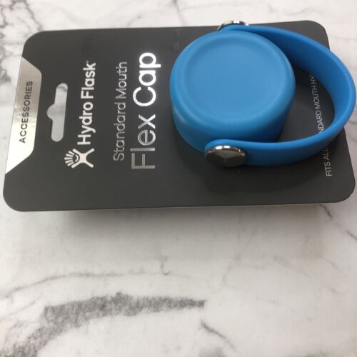 Hydro Flask Bottle Standard Mouth Flex Cap Replacement in Pacific Blue OEM New - Picture 4 of 8
