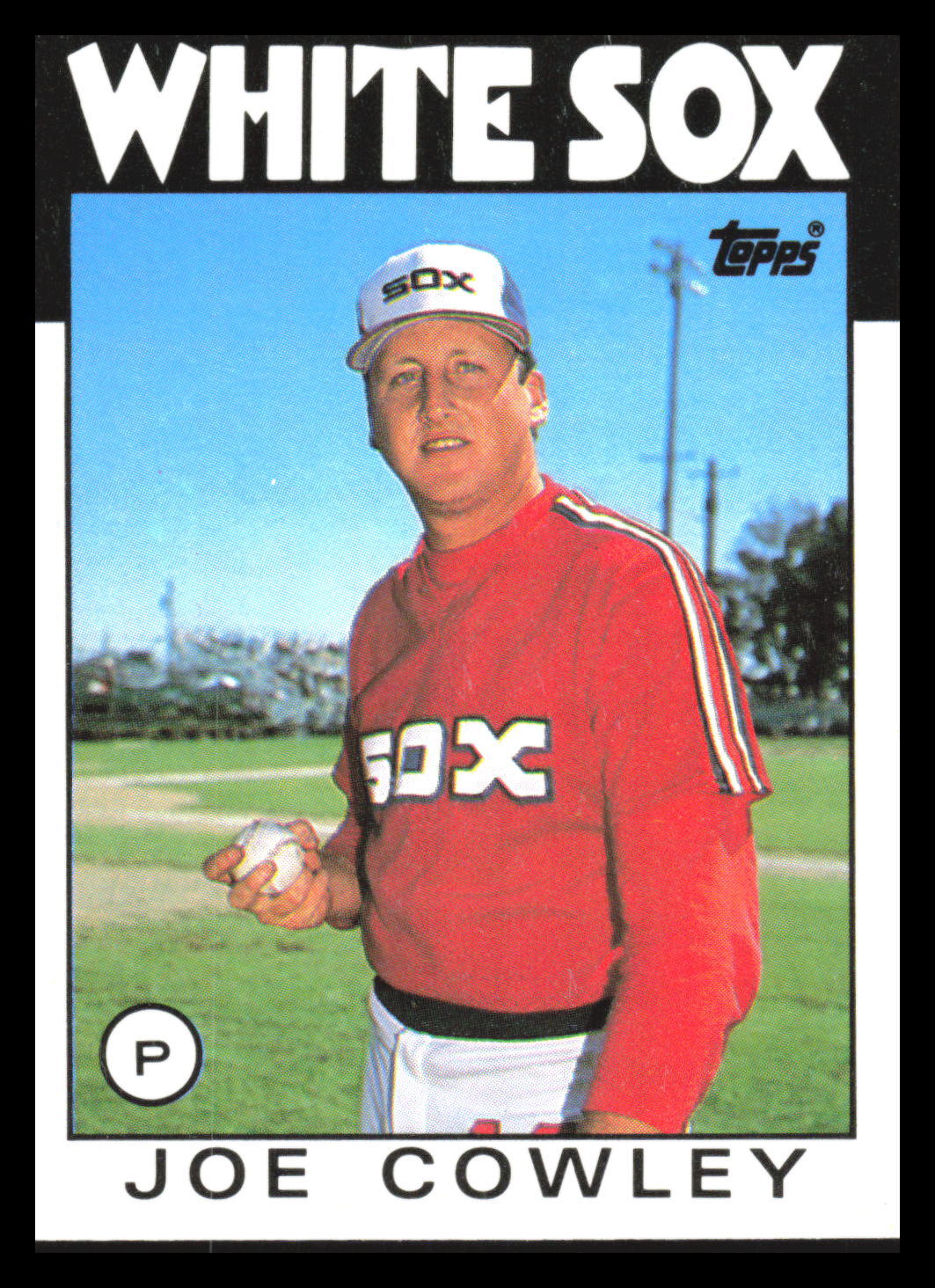 1986 Topps Super Bob James #36    Chicago White Sox C1