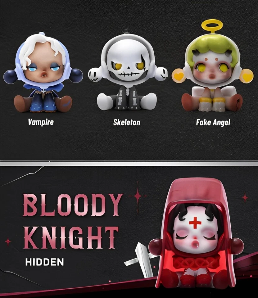 Figura Caja Ciega Confirmada Estilo Oscuro Serie Castillo Antiguo Skullpanda Foto 3 de 4