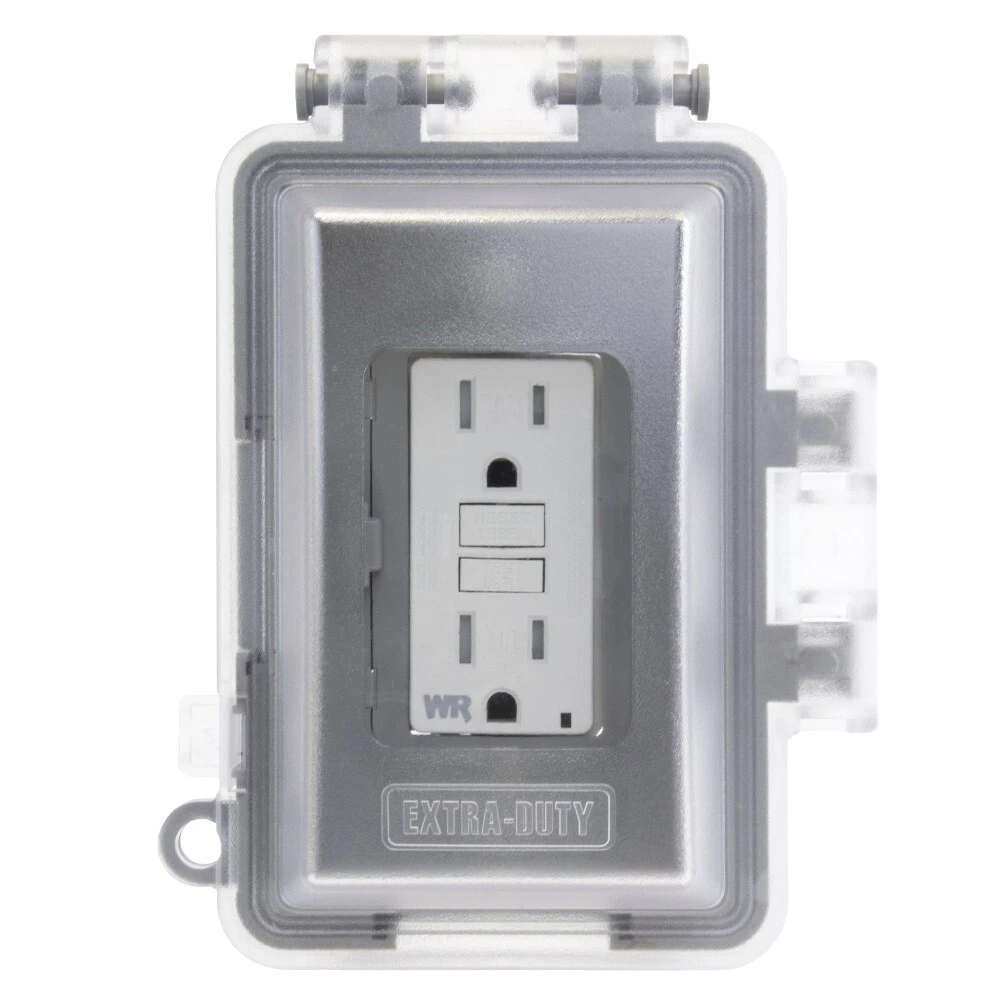 ⚡ Tapa Plana Eléctrica Comercial Resistente A La Intemperie | 2 Velocidades | Transparente Policarbonato | WCF2PC