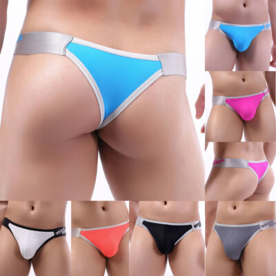 Herren Sexy G-String Tanga T-Back Unterwäsche Höschen U-Pouch Unterhose