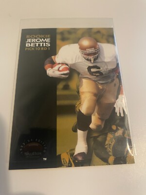 1993 SkyBox Premium #62 Jerome Bettis Los Angeles Rams Rookie 02