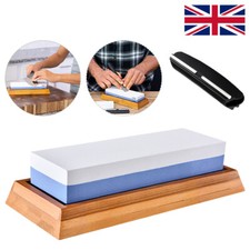 Dual Whetstone Waterstone Knife Sharpening Water Wet Sharpener 1000/6000 set