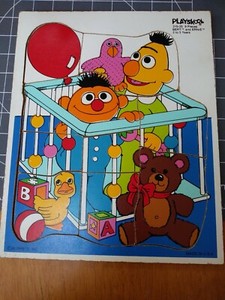 sesame street wooden puzzles