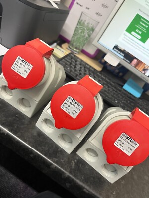 BALS S/Mount Steckdose 4P 32A 415V IP44 11314 [3er Pack]