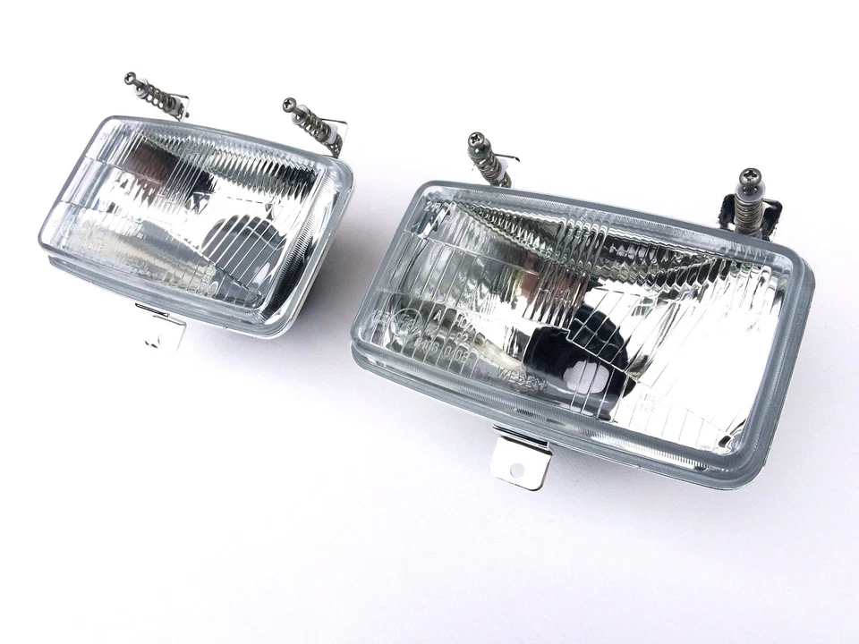 2x Scheinwerfer Hauptscheinwerfer 156x93 H4 Deutz Fahr Agrotron Agrofarm Traktor - Bild 3 von 4