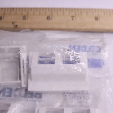 (10-Pk) Belden Panel Angled Keyconnect Style Insert White 2-port AX102413