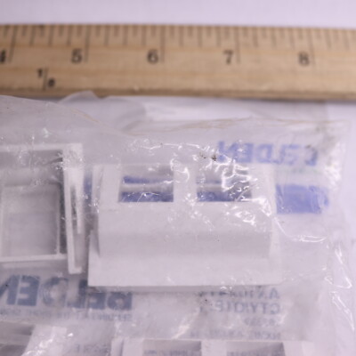 (10-Pk) Belden Panel Angled Keyconnect Style Insert White 2-port ...