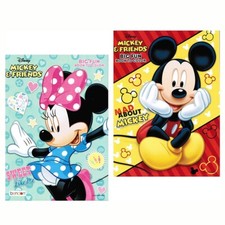 2x DISNEY Mickey Mouse  Minnie Kids Coloring  Activity Books, Color  Learn