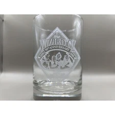 Wizard Of Oz 50th Anniversary 1989 Whataburger Collectible Glass Drinking Etched
