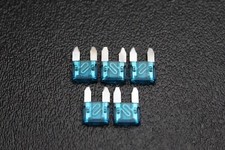 5 PACK ATM 15 AMP FUSES MINI FUSE BLADE STYLE CAR BOAT AUTOMOTIVE AUTO ATM15