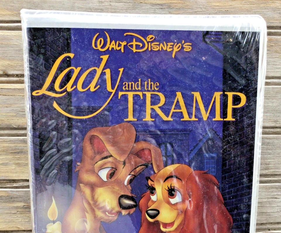 SEALED LADY and THE TRAMP Black Diamond Disney Classic 1987 VHS 582 UNOPENED Vtg - Image 3 of 4