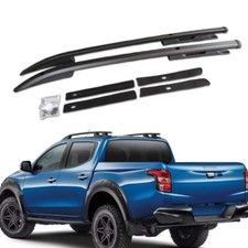 2Pcs Roof Rack Side Rails Cargo Carrier Fit For Mitsubishi Triton L200 2015-2023