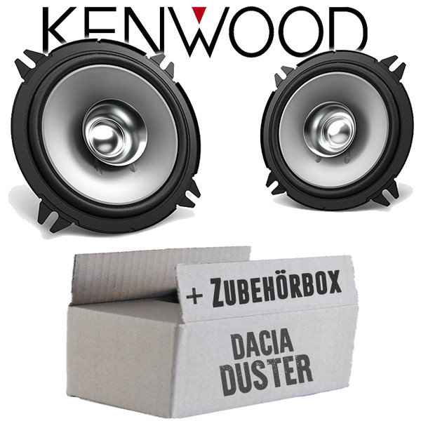 Kenwood Lautsprecher FüR Dacia Duster Boxen 13Cm Koax Auto Front Heck TüRen Set-image