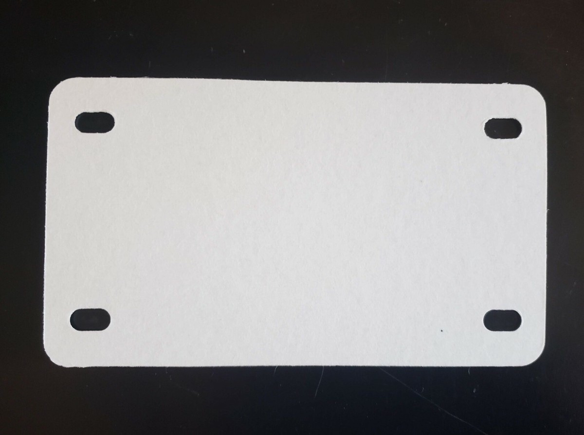 Metal Uneven License Plate For 49cc 50cc Scooters & Mopeds - No License Required, 7x4