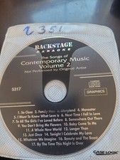 BS5317 BACKSTAGE CONTEMPORARY MUSIC KARAOKE CDG HARD TO FIND