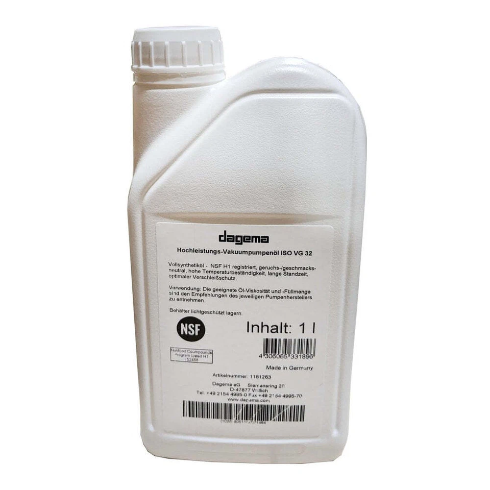 Vakuumpumpenöl ISO VG32 1Liter für Pumpen bis 21 cbm