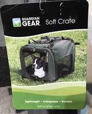 Guardian Gear Nylon and Steel Frame Soft-Sided Collapsible Dog Crate X-Small NEW