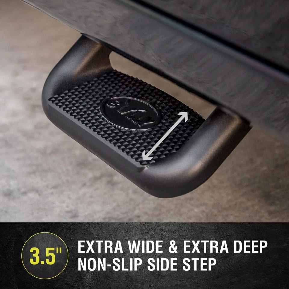 Truck Black Powder Coated Hoop Side Step Set 2 Pieces (1 Pair) Dodge - Image 4 of 4